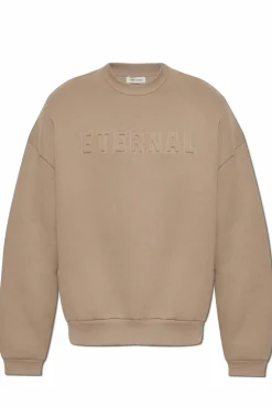 Fear Of God beżowy Bluza z logo