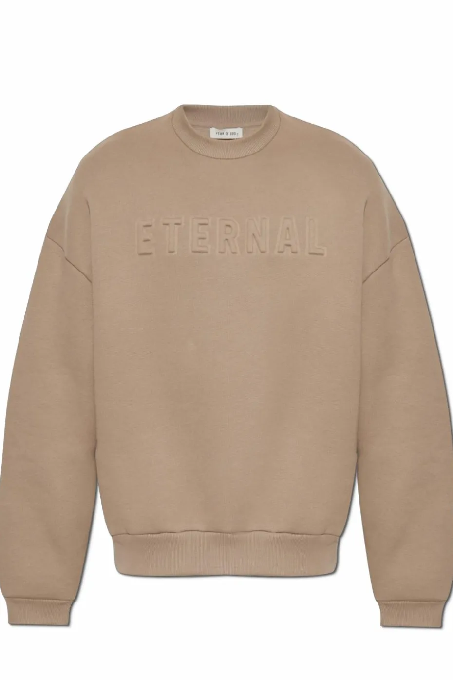 Fear Of God beżowy Bluza z logo