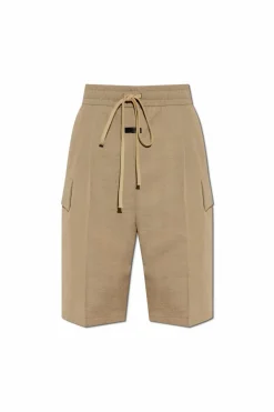 Fear Of God beżowy Szorty w kant