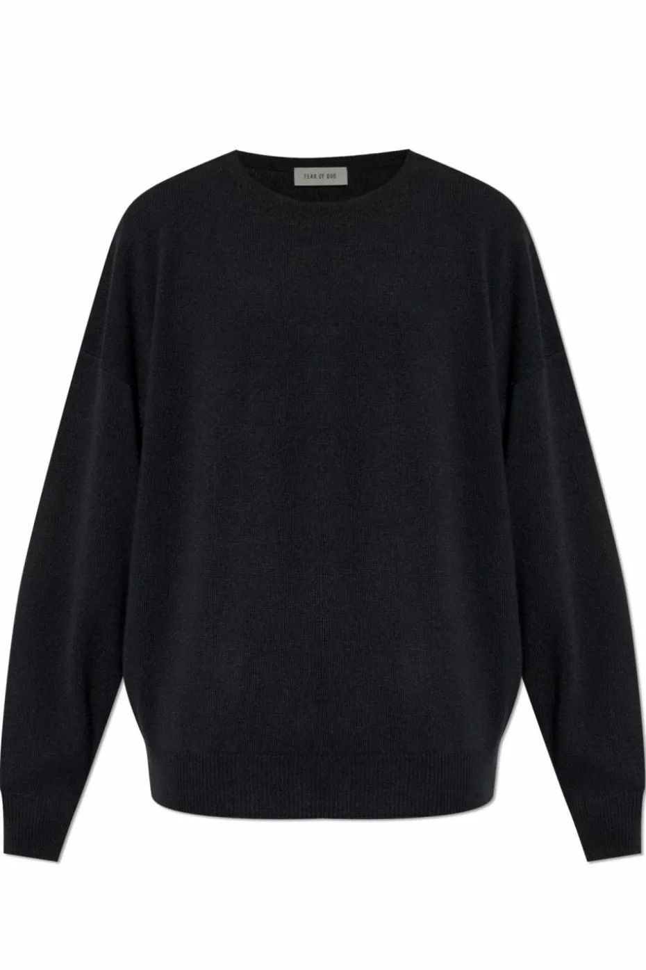 Fear Of God CZARNY Sweter z logo