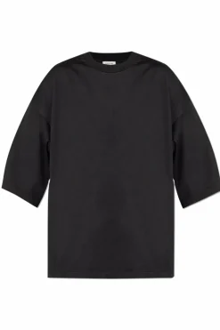 Fear Of God CZARNY T-shirt z krótkim rękawem