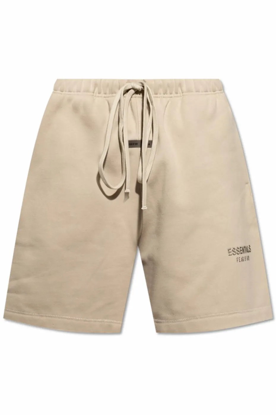Fear Of God Essentials beżowy Dresowe szorty