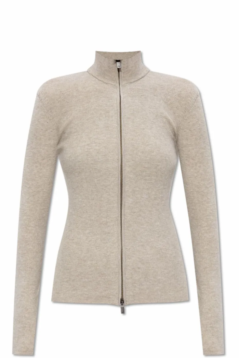 Fear Of God Essentials beżowy Kardigan ze stójką