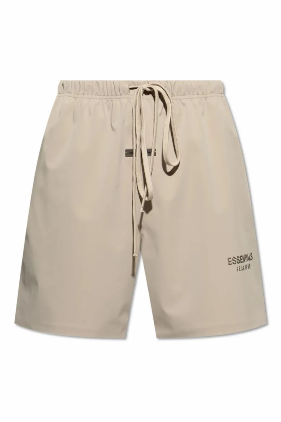 Fear Of God Essentials beżowy Szorty z logo