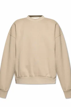 Fear Of God Essentials beżowy Bluza z logo
