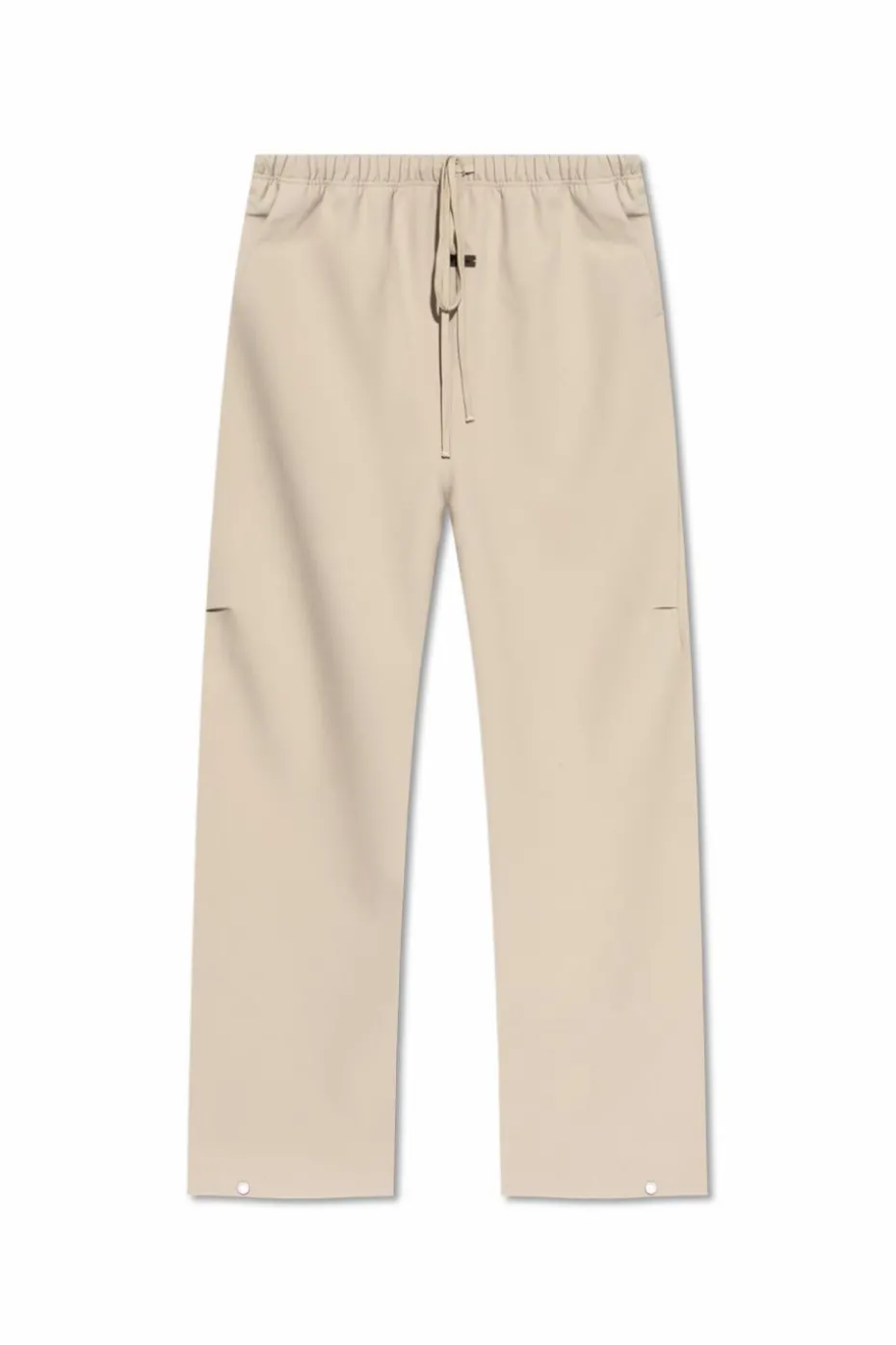 Fear Of God Essentials beżowy Spodnie z obniżonym krokiem