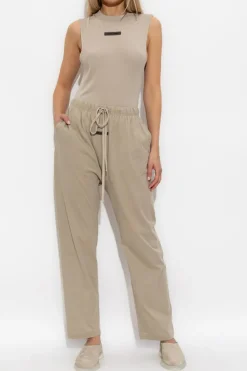 Fear Of God Essentials beżowy Body z logo