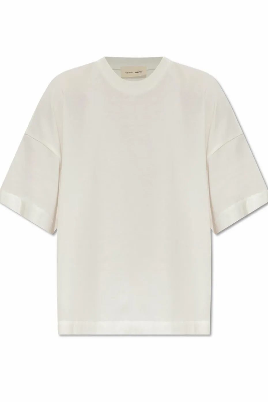 Fear Of God Essentials BIAŁY T-shirt typu `oversize`