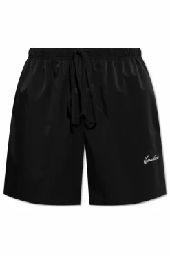 Fear Of God Essentials CZARNY Szorty z logo