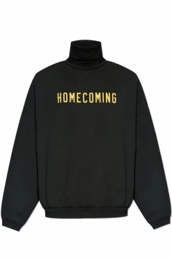 Fear Of God Essentials CZARNY Bluza z nadrukiem