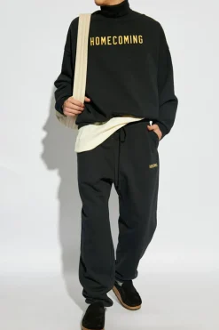 Fear Of God Essentials CZARNY Bluza z nadrukiem