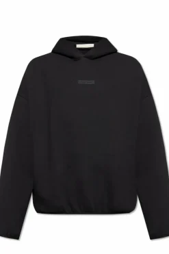 Fear Of God Essentials CZARNY Bluza z logo