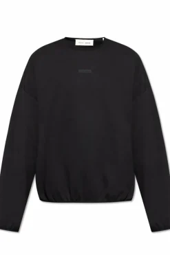 Fear Of God Essentials CZARNY Bluza typu `oversize`