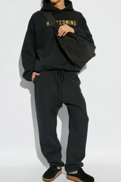 Fear Of God Essentials CZARNY Spodnie dresowe