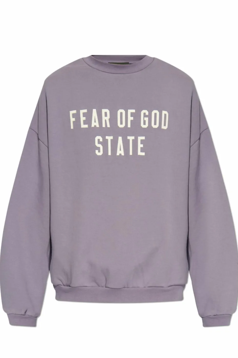 Fear Of God Essentials FIOLETOWY Bluza z logo