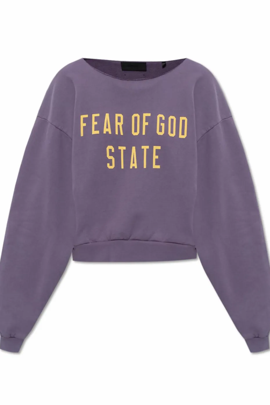 Fear Of God Essentials FIOLETOWY Bluza z nadrukiem