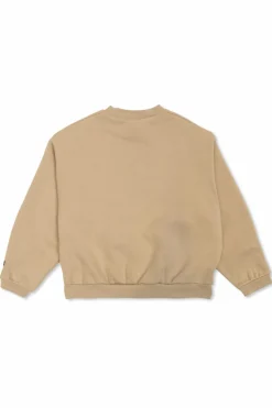 Fear Of God Essentials Kids beżowy Bluza z logo