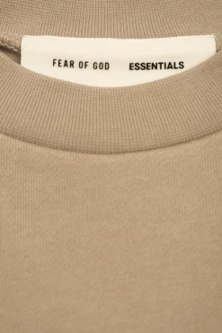 Fear Of God Essentials Kids beżowy Bluza z logo