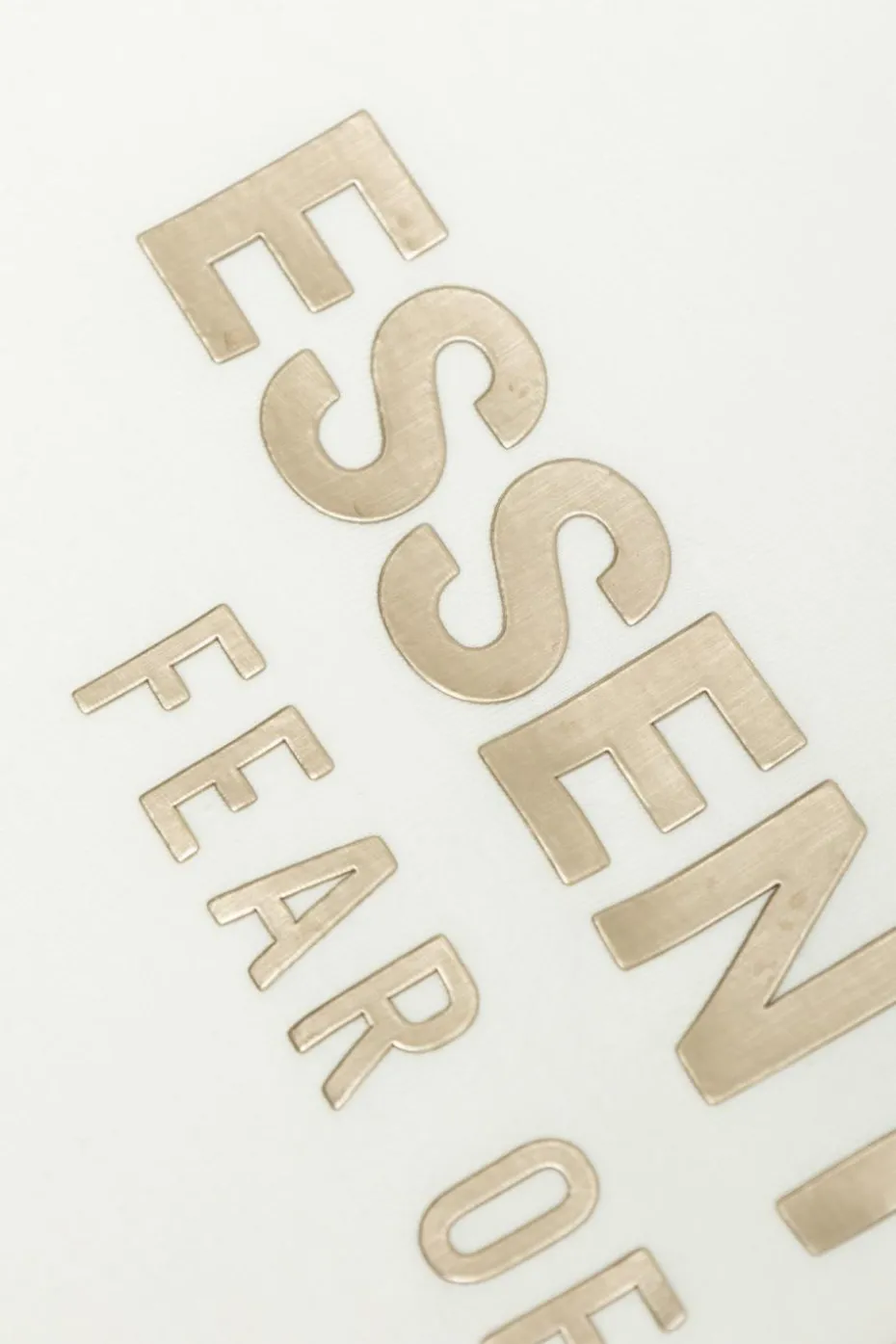 Fear Of God Essentials Kids BIAŁY T-shirt z logo