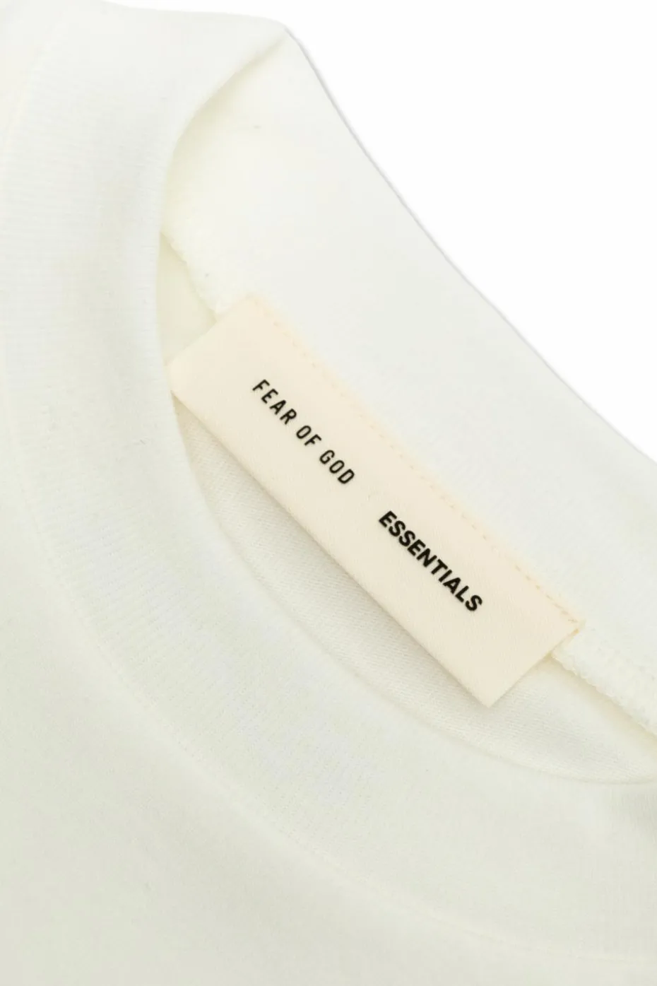 Fear Of God Essentials Kids BIAŁY T-shirt z logo