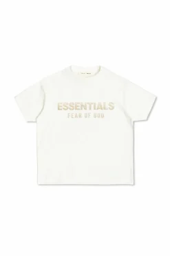 Fear Of God Essentials Kids BIAŁY T-shirt z logo