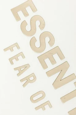 Fear Of God Essentials Kids BIAŁY T-shirt z logo