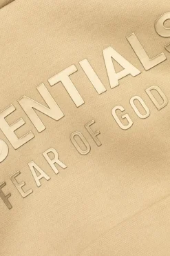Fear Of God Essentials Kids beżowy Bluza z logo