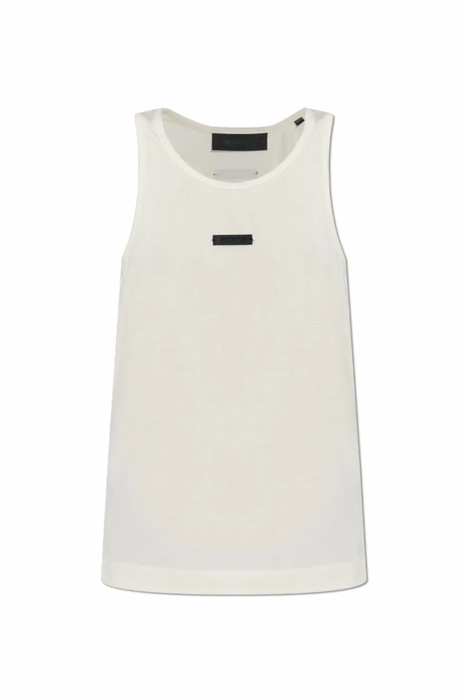 Fear Of God Essentials kremowy Top z logo