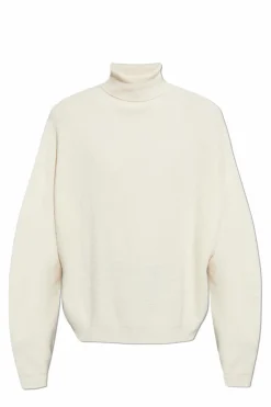 Fear Of God Essentials kremowy Prążkowany golf