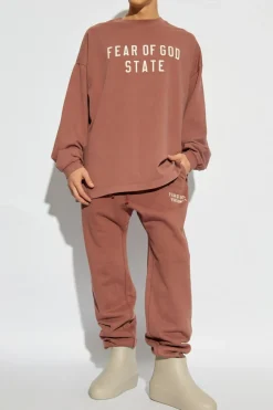 Fear Of God Essentials RÓŻOWY Spodnie dresowe
