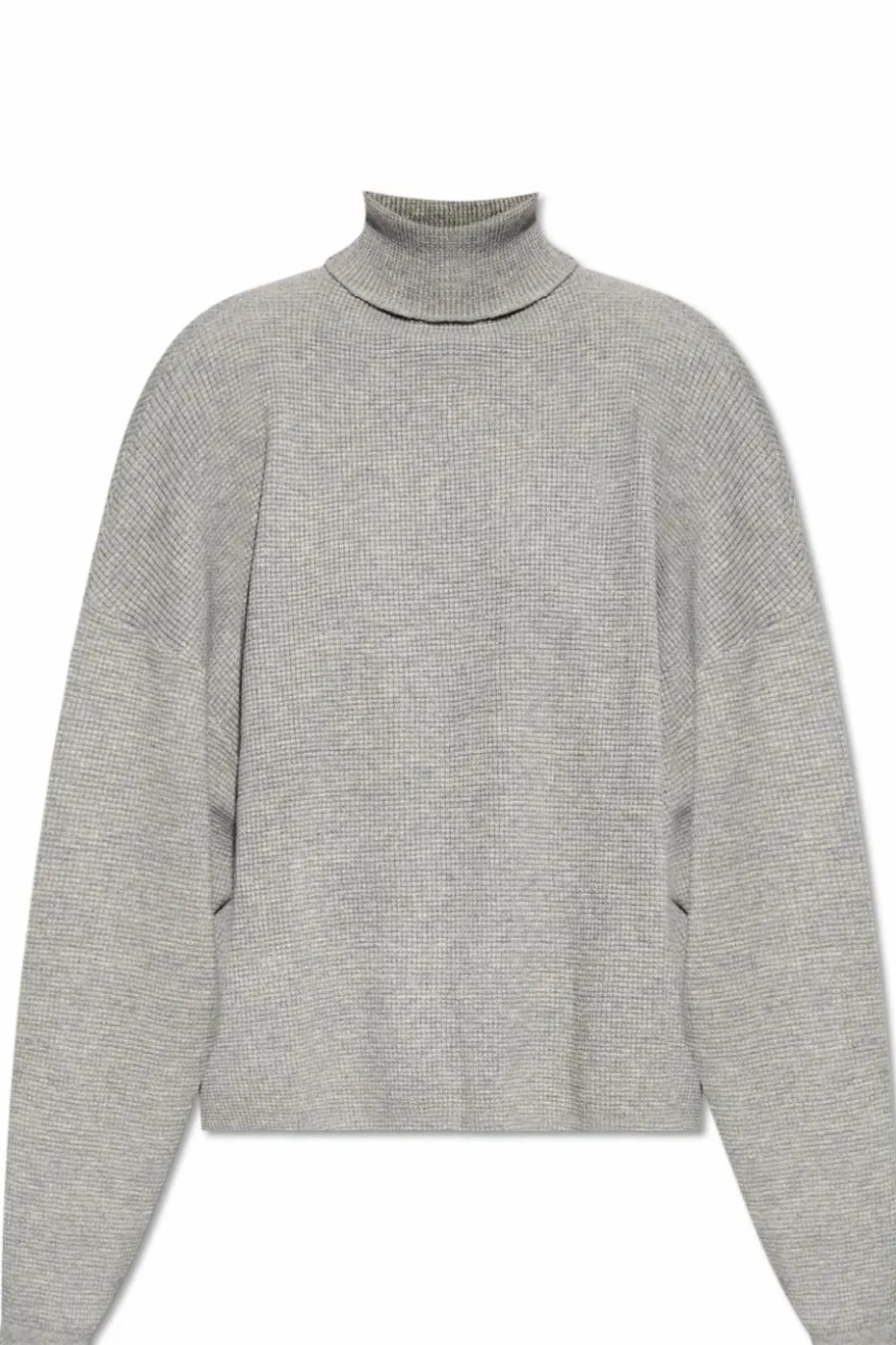 Fear Of God Essentials SZARY Golf z logo
