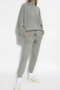 Fear Of God Essentials SZARY Golf z logo