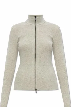 Fear Of God Essentials SZARY Kardigan ze stójką