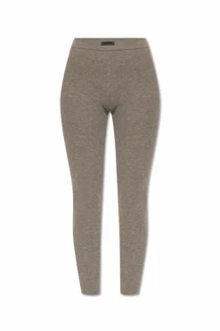 Fear Of God Essentials SZARY Dzianinowe legginsy