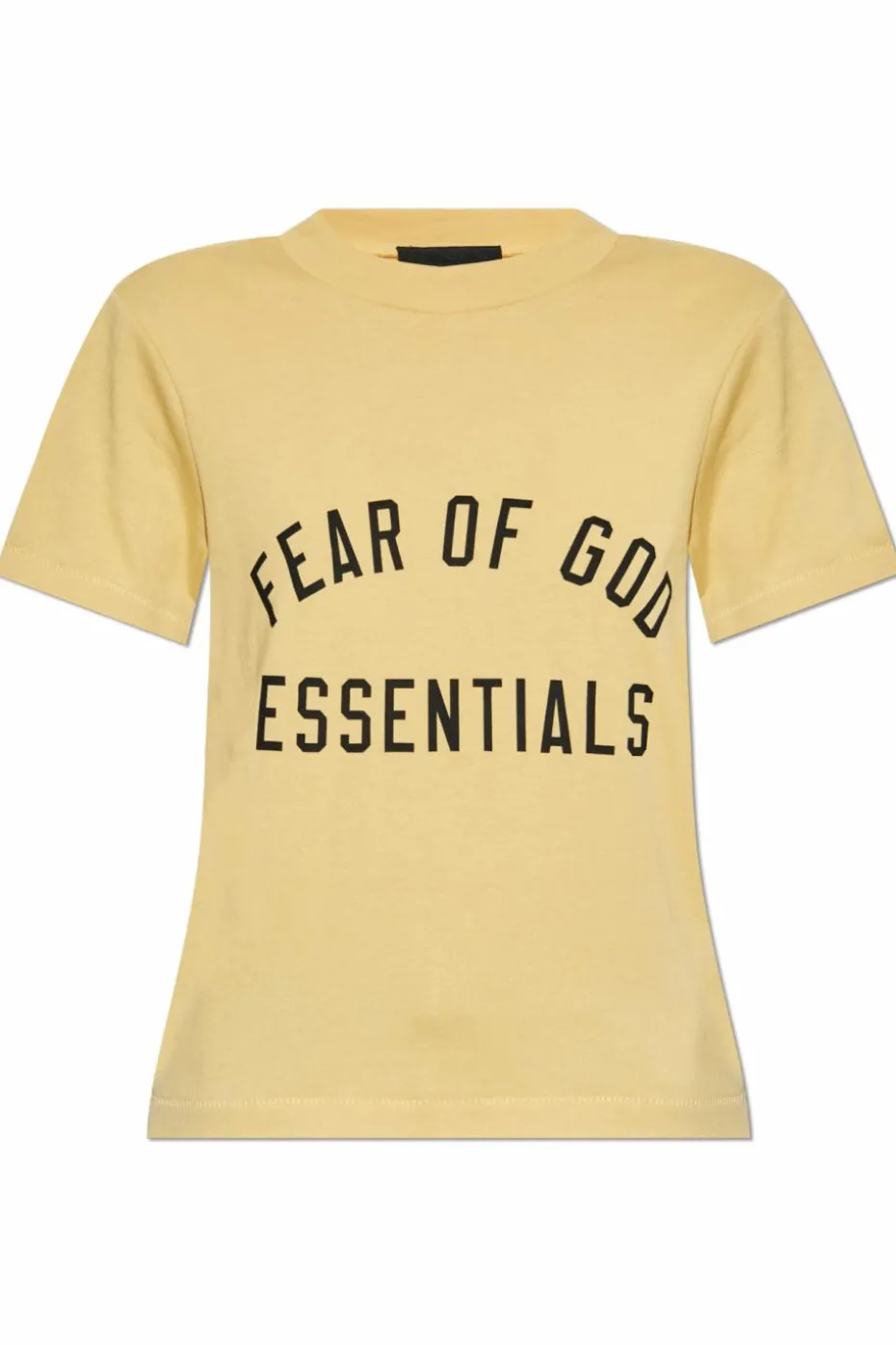 Fear Of God Essentials ŻÓŁTY T-shirt z nadrukiem