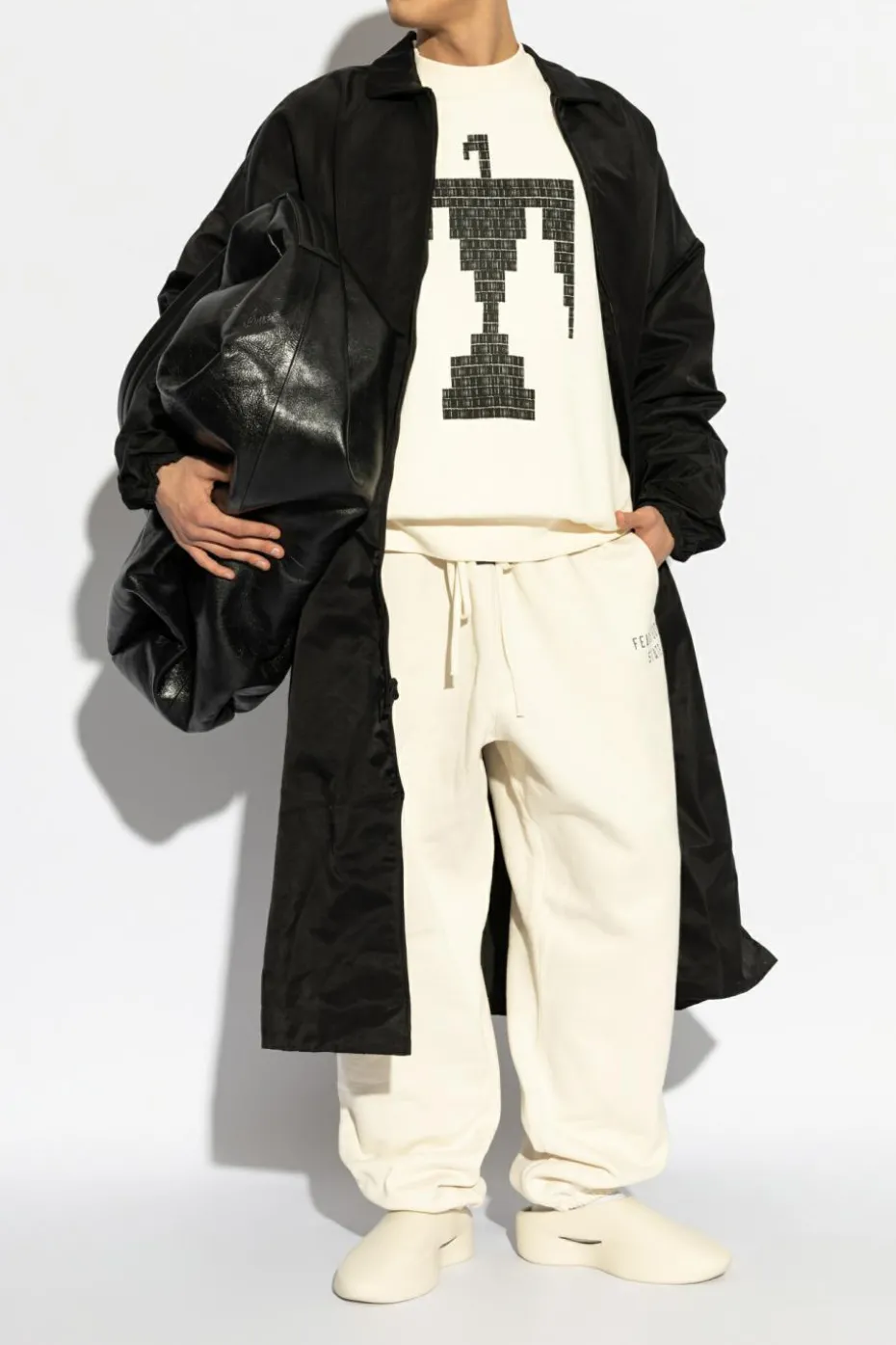 Fear Of God kremowy Bluza z nadrukiem