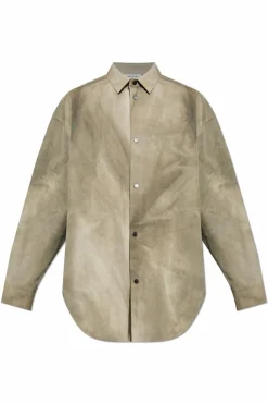 Fear Of God SZARY Koszula z efektem ombre