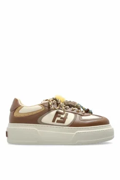 Fendi beżowy Buty sportowe `Match` na platformie