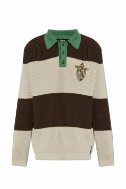 Fendi beżowy Sweter polo