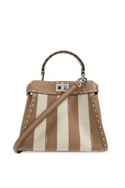 Fendi beżowy Torba na ramię `Peekaboo`