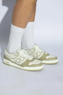 Fendi BIAŁY Buty sportowe `Match`