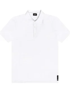 Fendi BIAŁY Polo z logo