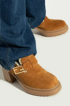 Fendi BRĄZOWY Buty na obcasie
