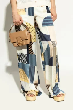 Fendi BRĄZOWY Torba do ręki `Mamma Small