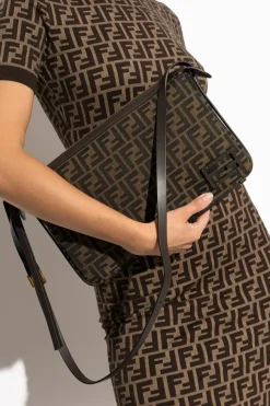 Fendi BRĄZOWY Torba na ramię