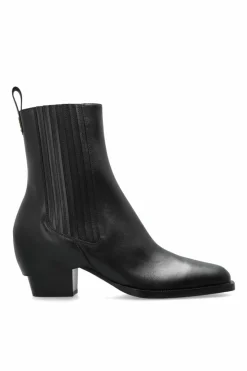 Fendi CZARNY Botki na obcasie `Show`