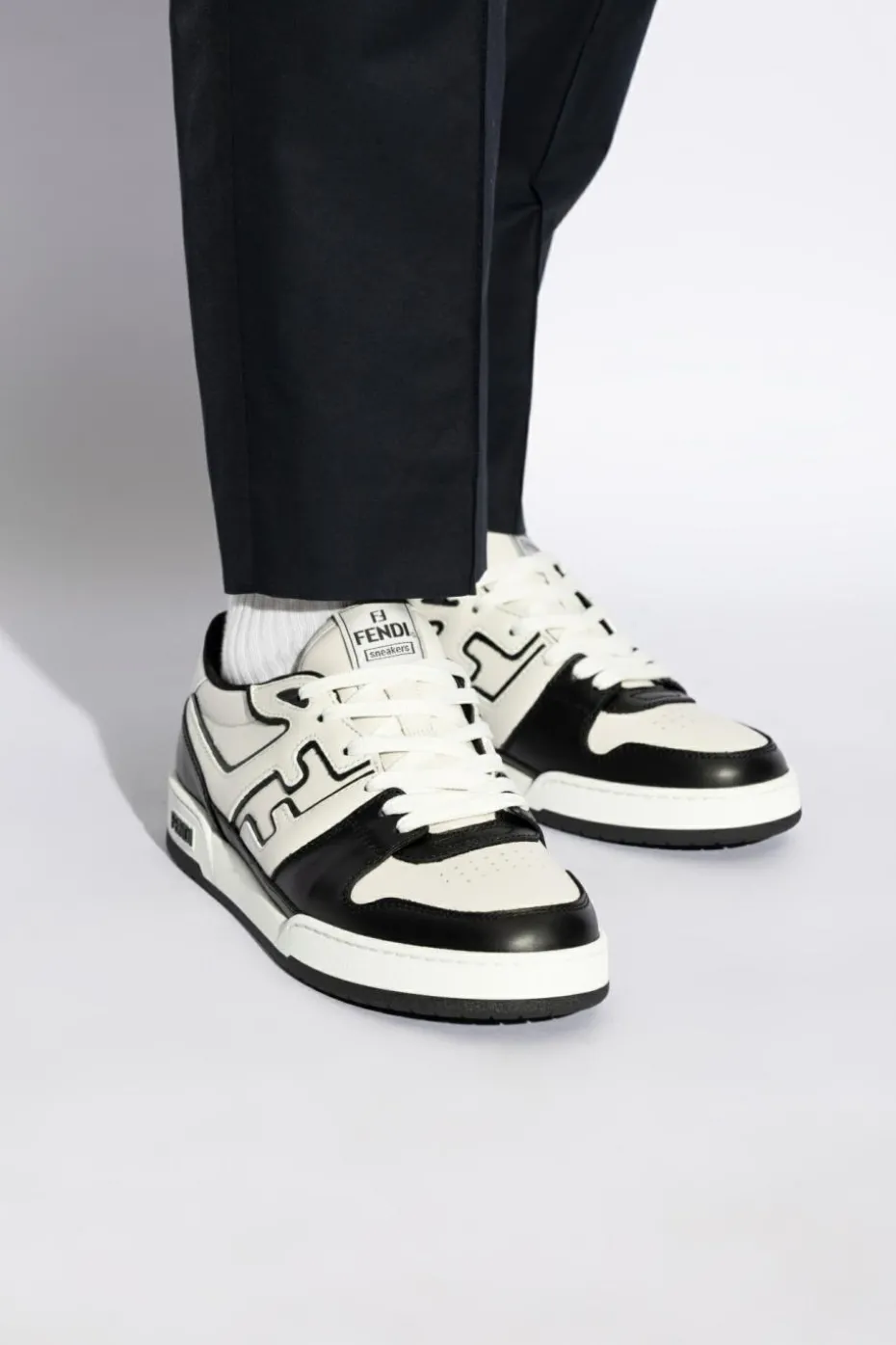 Fendi CZARNY Buty sportowe z logo