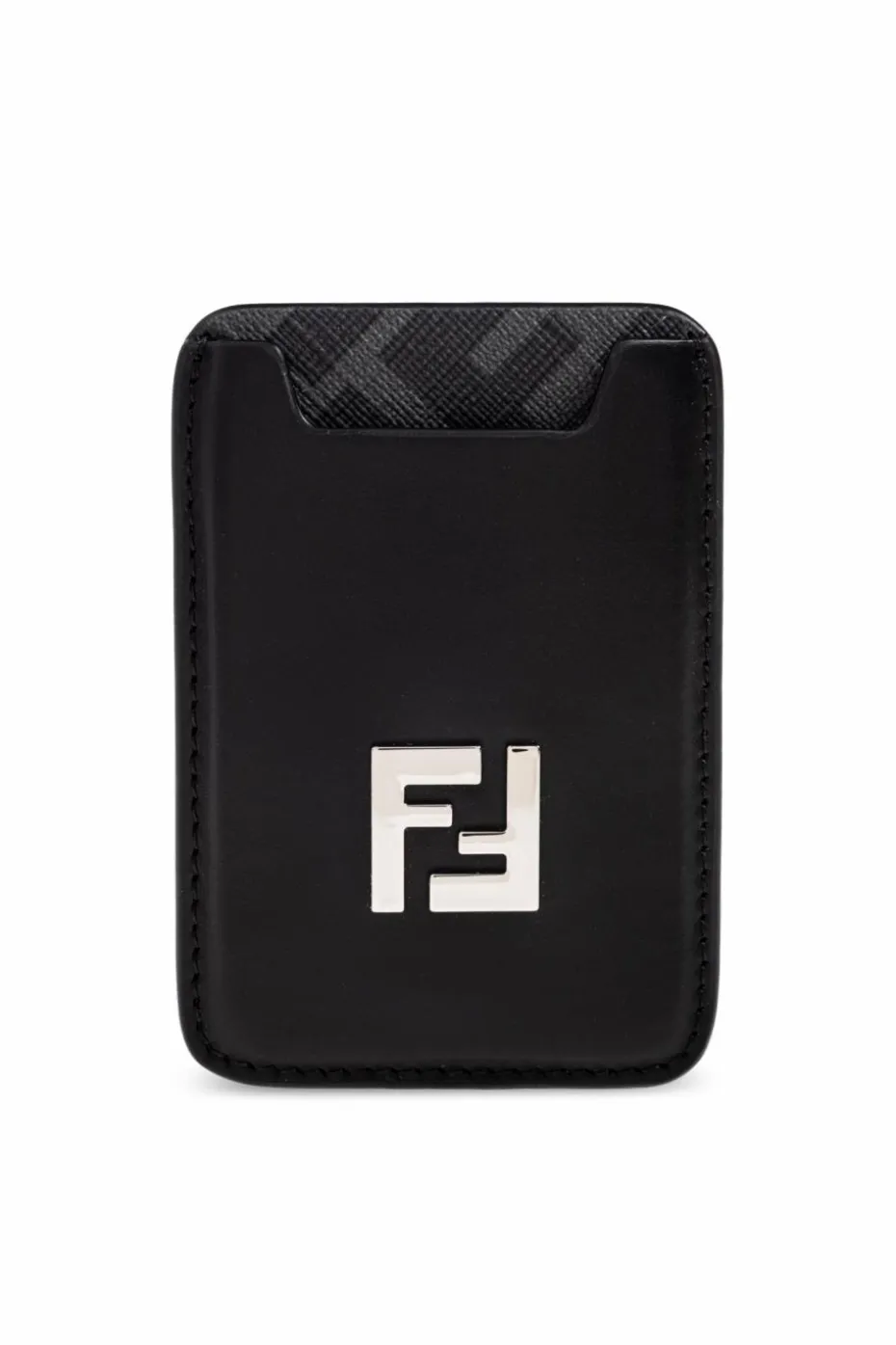 Fendi CZARNY Etui na karty MagSafe