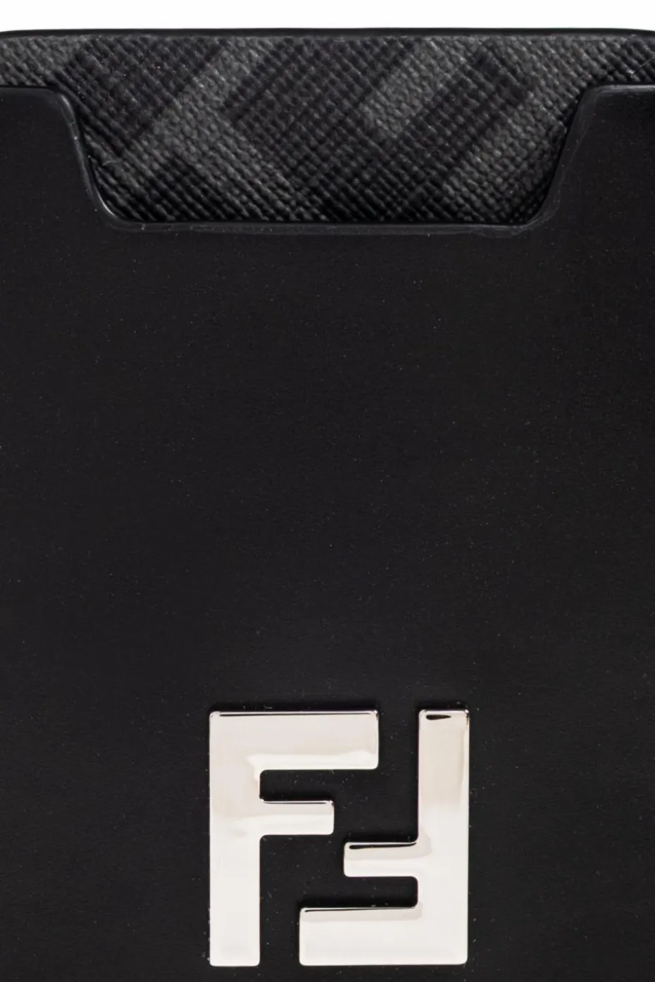 Fendi CZARNY Etui na karty MagSafe