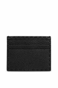 Fendi CZARNY Skórzane etui na karty